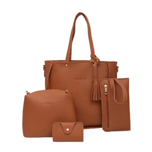 Bolsa Quatro Peças Conjunto Feminino