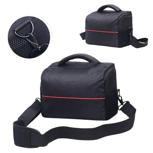 Bolsa de Câmera Digital DSLR Moda Bolsa Tiracolo Case Impermeável Bolsa para Fotografia para Lentes Canon, Nikon, Sony