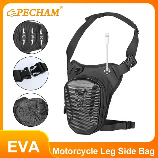 Bolsa de perna para motocicleta para homens e mulheres