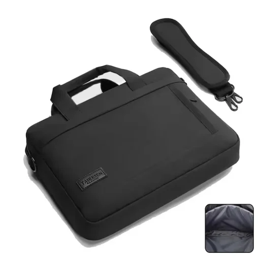 Bolsa pnotebook couro 13 a 17 pol.