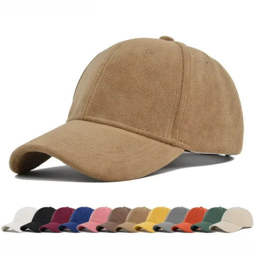 Boné Beisebol Fashion Suede Masculino Feminino