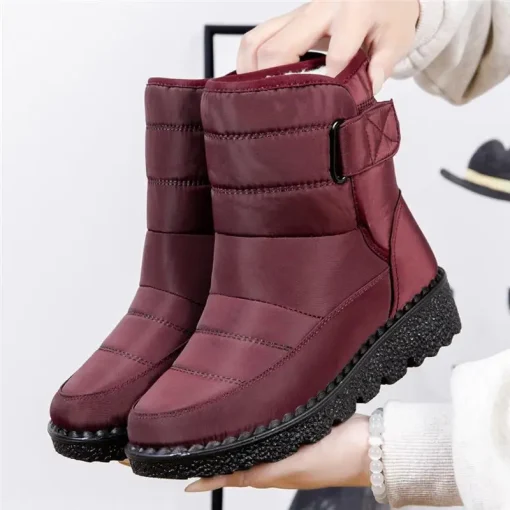 Botas Femininas Inverno Plataforma Neve