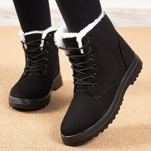 Botas Femininas Neve Tamanhos Grandes Plataforma