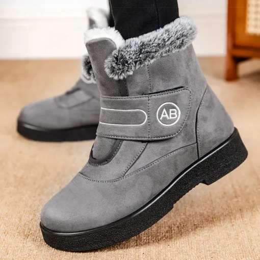 Botas Femininas Super Quentes Para Neve Com Saltos