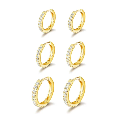 Brincos de Argola Femininos 14K