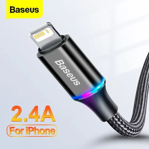 Cabo Baseus USB para iPhone 18W