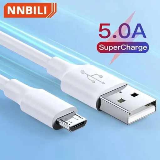 Cabo Micro USB 5A Carregamento Rápido