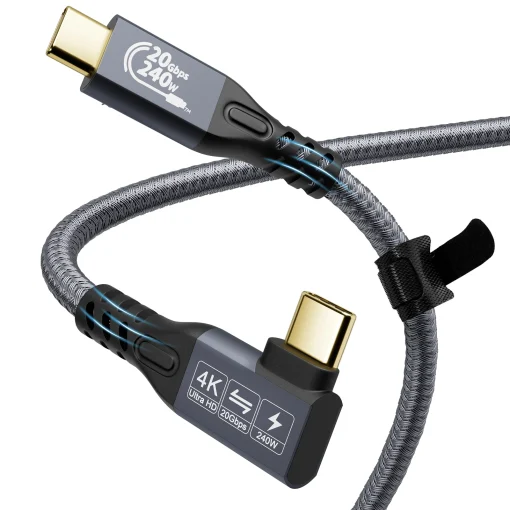 Cabo USB C 3.2 Gen 2x2 de 20 Gbps