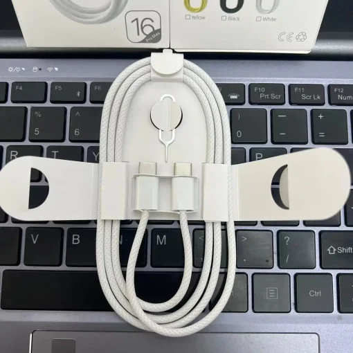 Cabo USB-C 60W PD p iPhone 16 Pro Max