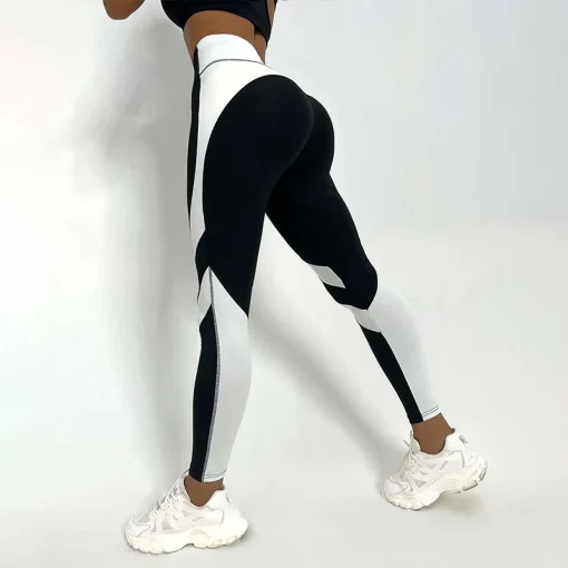 Calça Legging Cintura Alta Colorida Ioga Controle Barriga