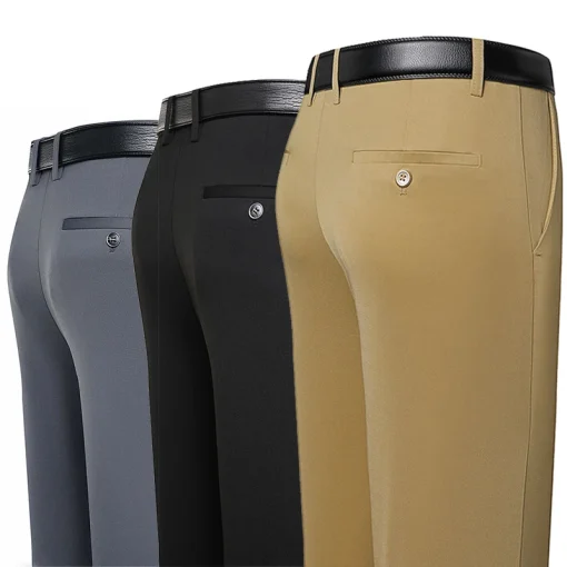 Calça Masculina Casual Slim Verão Confortável