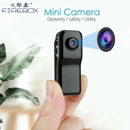 Câmera DV Mini HD portátil com montagem para filmadora