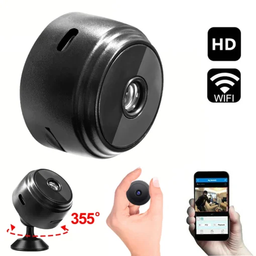 Câmera de Segurança WiFi HD 1080P Mini A9