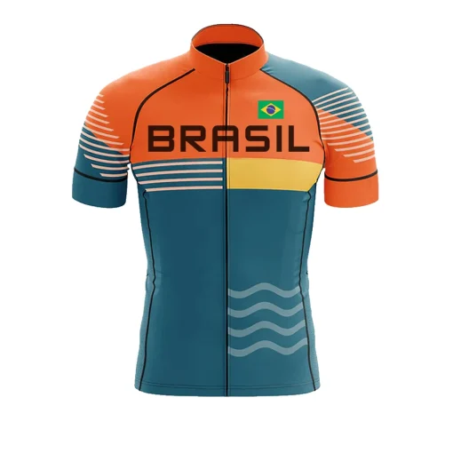 Camisa Ciclismo Brasil Masculina Verão