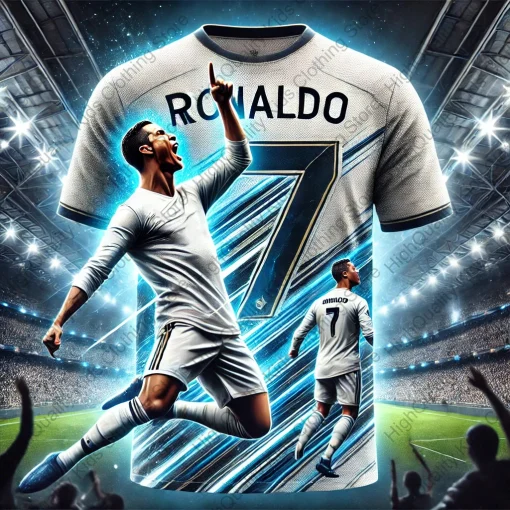 Camisa de futebol #10 de Ronaldo, IA ChatGPT