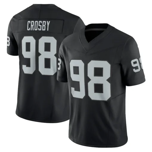 Camisa do Mais Novo Astro do Futebol, Las Vegas Raiders, Maxx Crosby, Estampa 3D