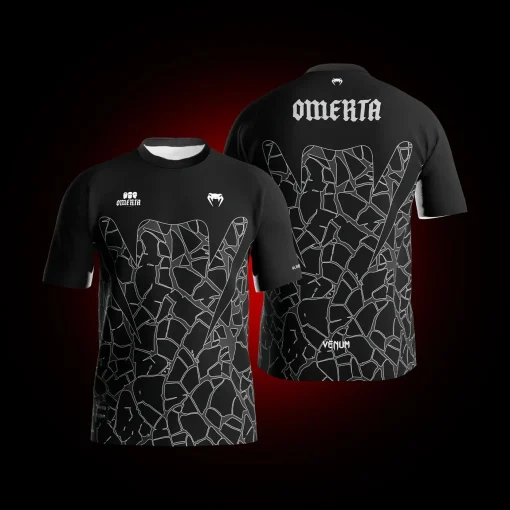 Camiseta 3D OMERTA para esportes ao ar livre de verão