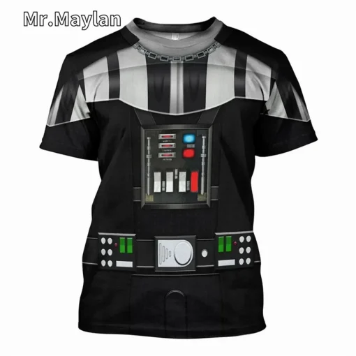 Camiseta Vader Cosplay Est. 3D Impressa