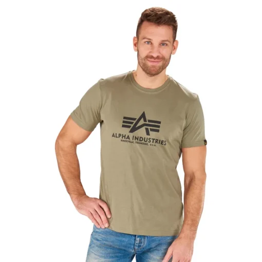 Camiseta casual para homens da American Alpha Industries