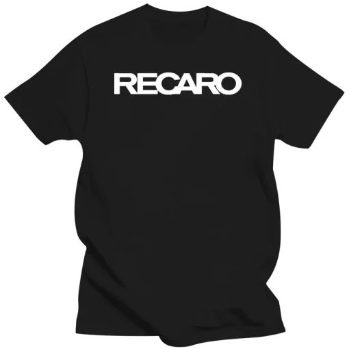 Camiseta estampada masculina Recaro Aircraft Seating Logo