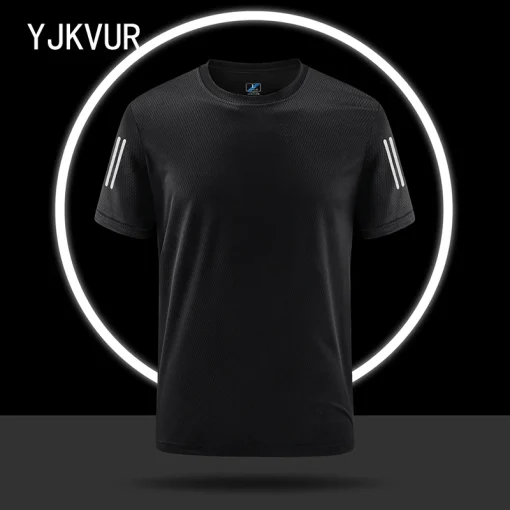 Camisetas de mangas curtas YJKVUR para ginástica esportiva