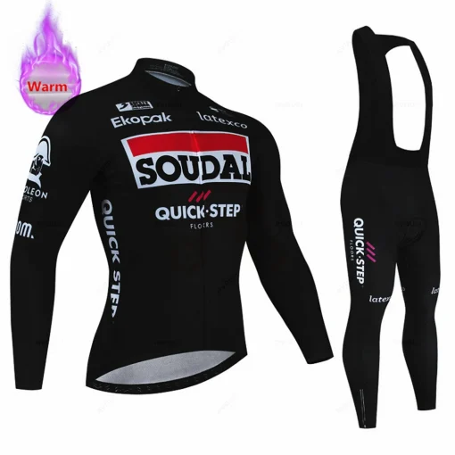 Camisola Inverno Ciclismo Soudal Quick Step 2023