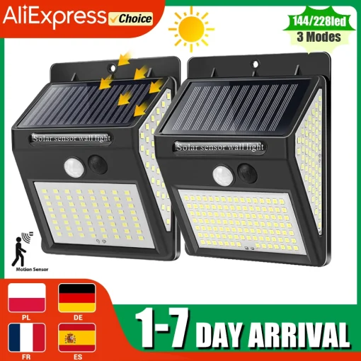 Candeeiro Solar 144LED Multifuncional