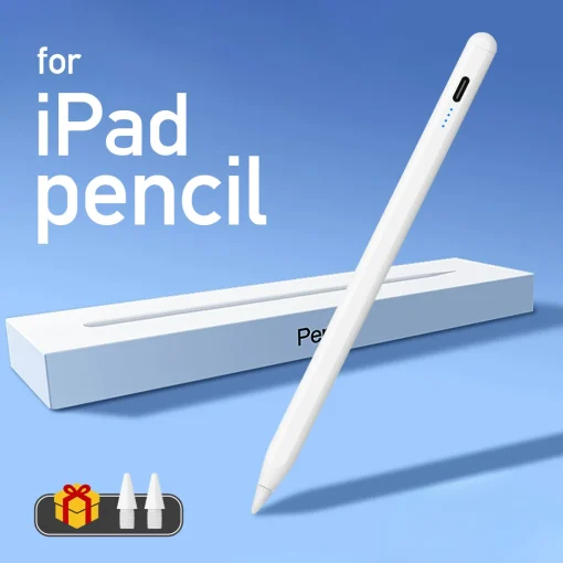 Caneta Stylus para Apple Pencil com Indicadores LED