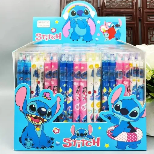 Caneta de Gel Disney Stitch - 12 unidades