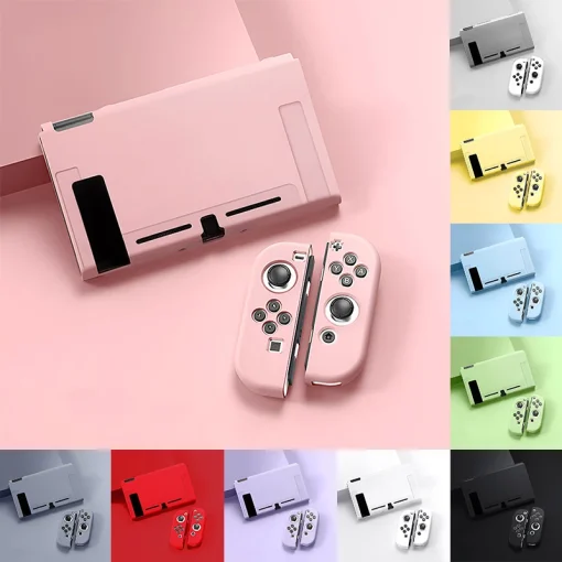 Capa de proteção compatível com console Switch OLED e Joy-Cons