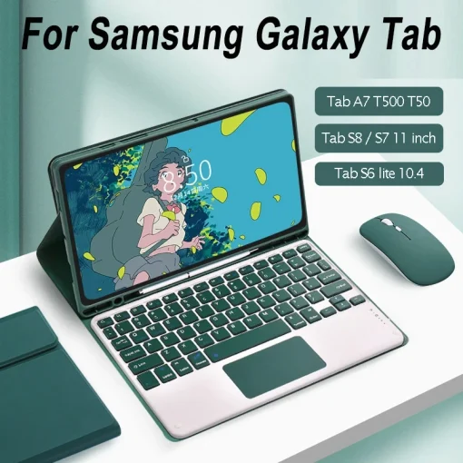 Capa de teclado para Samsung Galaxy