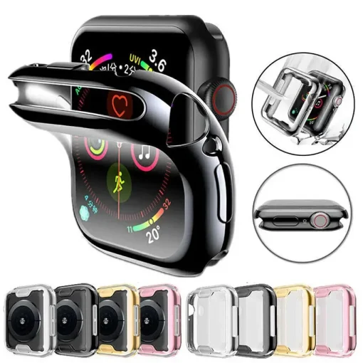 Capa do TPU para Apple Watch série 9 8 7 6 5 4 3 SE