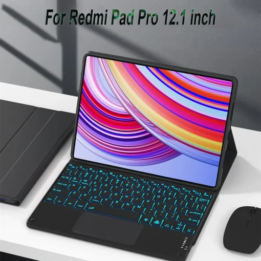 Capa e teclado para Redmi Pad Pro 12,1 polegadas