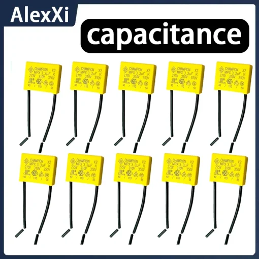 Capacitor 3,3UF 275VAC anti-flash segurança.