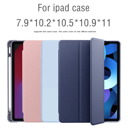 Capas para iPad Air e Pro até 11 com suporte para lápis