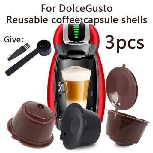 Cápsulas reutilizáveis para Dolce Gusto 3Pcs