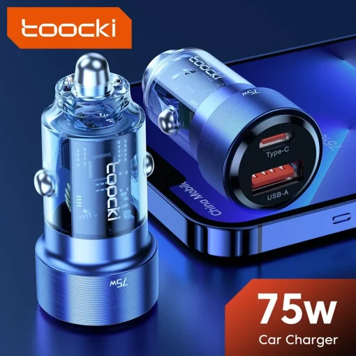 Carregador Rápido USB C 75W Toocki