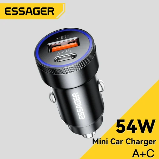 Carregador de Carro USB Essager 5 A