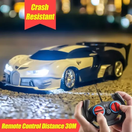 Carro RC 2.4G 4CH Controle Remoto 118 Luzes LED