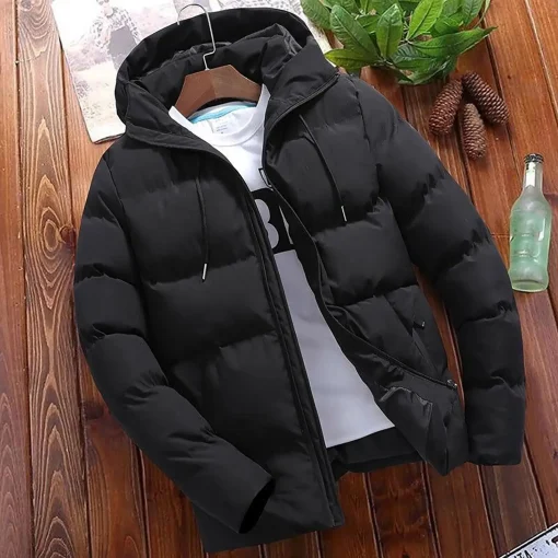 Casaco Parka Homem Moda Inverno