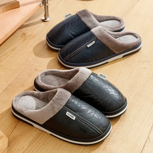 Chinelo Casual de Inverno Masculino Grande a Prova d'Água