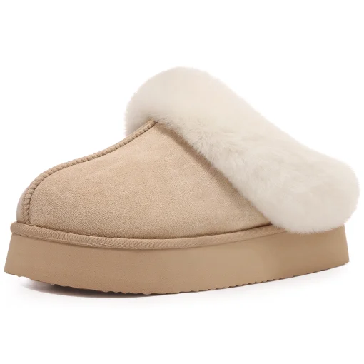 Chinelo Feminino Peluciado Inverno Smile Quente Min. Pel. Aconchegante