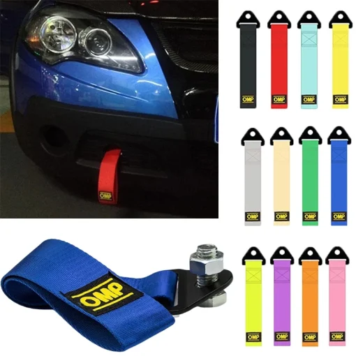 Cinta de reboque para carros decorativos esportivos