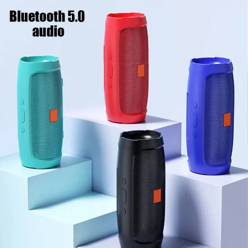 Coluna Bluetooth subwoofer portátil