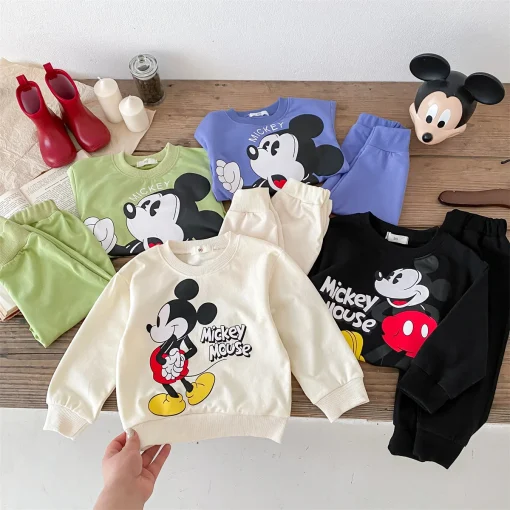 Conjunto de Moletom Mickey Mouse Primavera e Outono