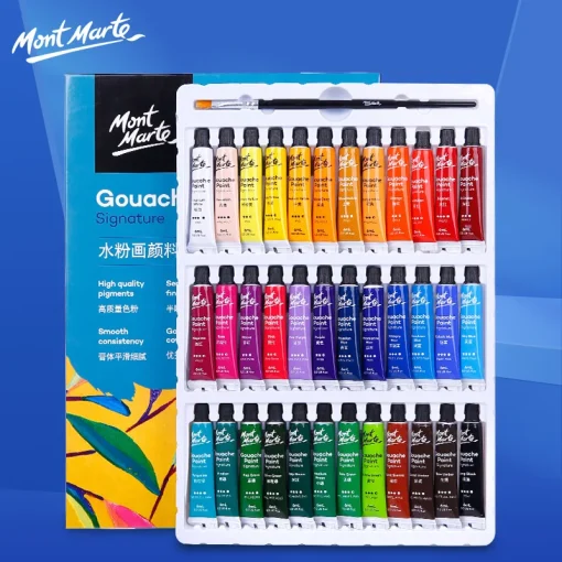 Conjunto de Tintas Guache 122436 Cores 6ml