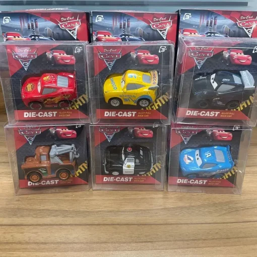 Conjunto para presente de 6 carros fundidos Disney Pixar Cars 3