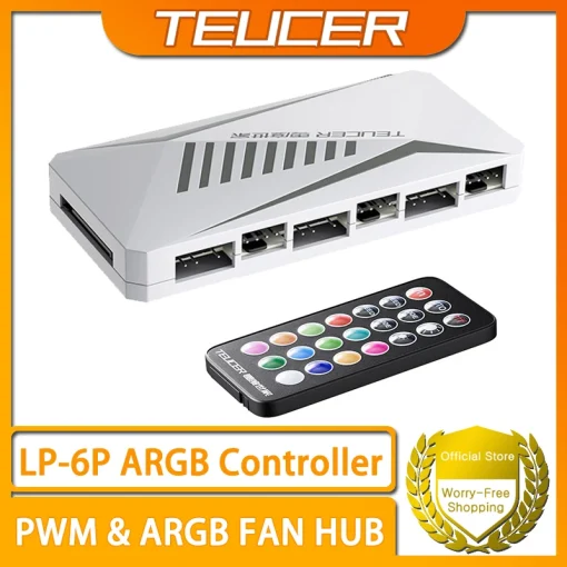 Controlador TEUCER LP-6P ARGB divisor de 34 pinos