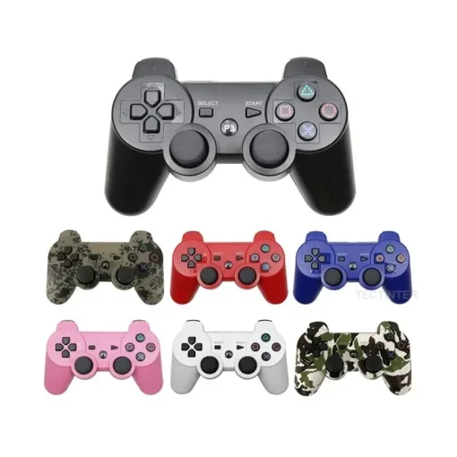 Controle Bluetooth com suporte para PS3