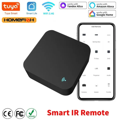 Controle Remoto Infravermelho Universal WiFi Zigbee Tuya